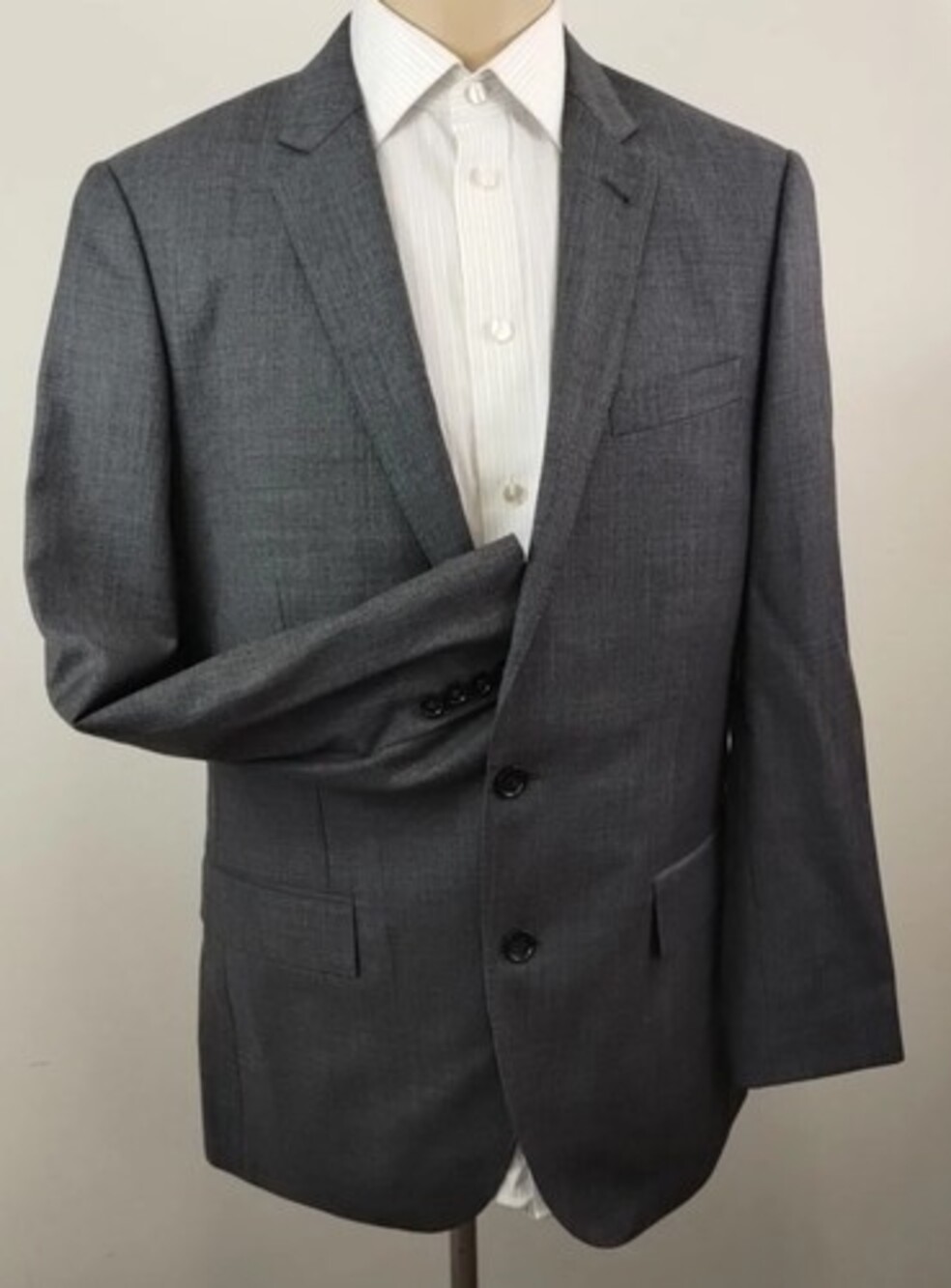 J Crew New York Ludlow Jacket Mens Gray 2 Button Sport Coat Size 40 R